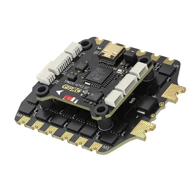 GEPRC TAKER H743 BT Flight Controller & H80_BLS 80A 4IN1 ESC - Dual Gyro, 512MB Black Box, Data Analyze Record for Racing