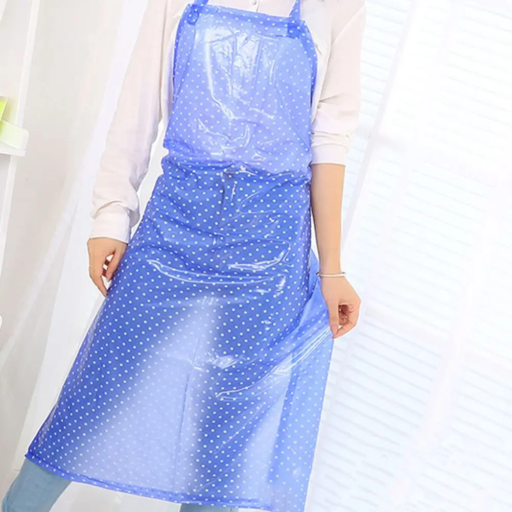 

Waterproof Apron Sleeveless Oilproof Long Oil-proof Fashion Transparent PVC