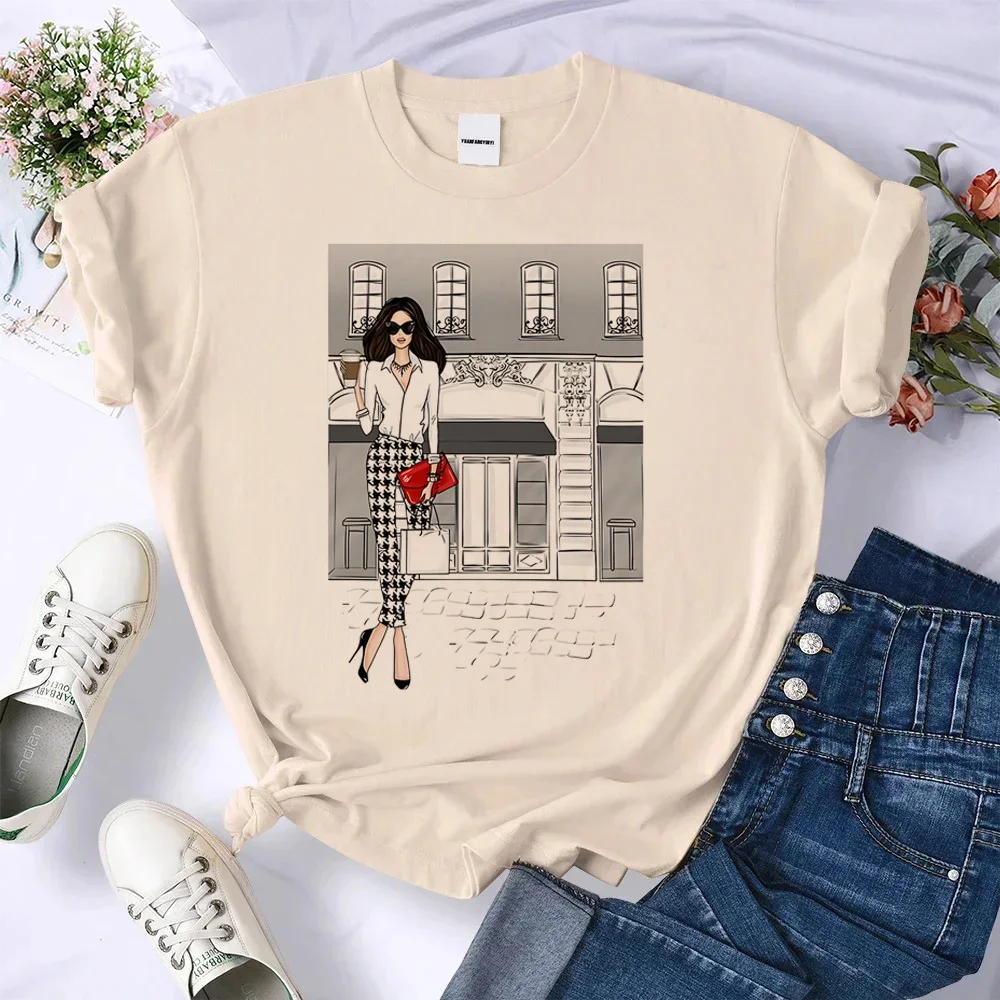 Women Print t-shirt female Classic Vintage University harajuku  korean clothes shirt korean clothes harajuku 2000s Punk Graphic