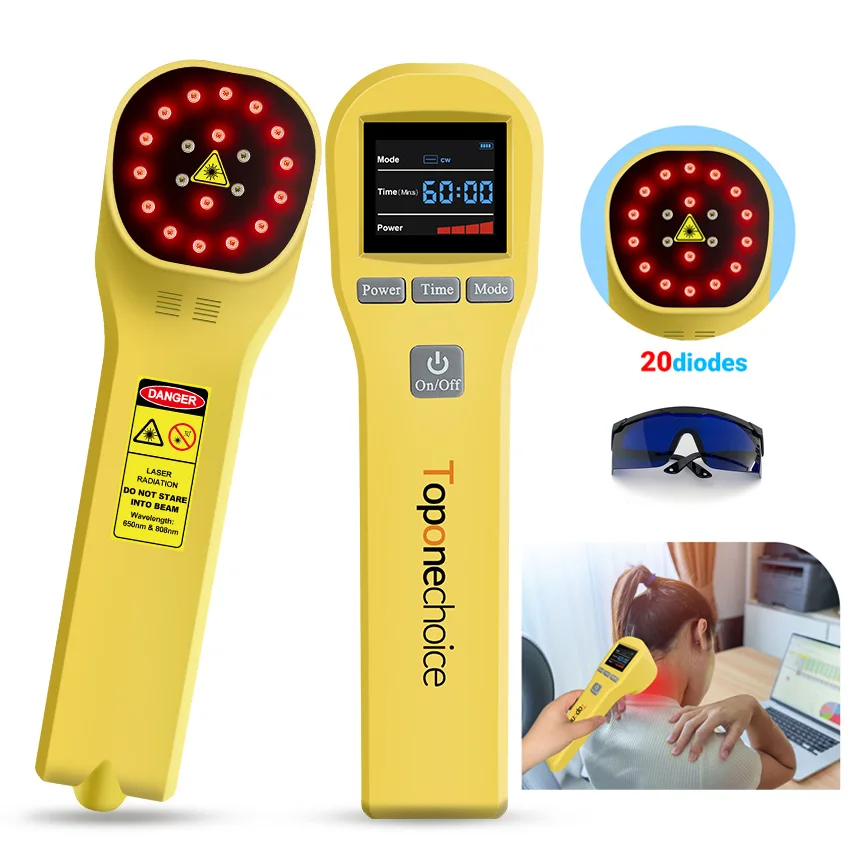 

Laser Healing 650nm 808nm Red Light Therapy Device Low Level Laser Therapy Pain Relief Wound Healing Physiotherapy Equipment