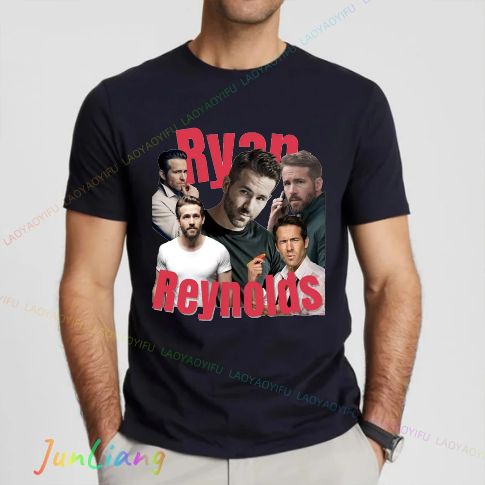 Ryan Reynolds Vintage 90s Youthful Woman Clothes for Women Movie Fan Retro Men's Classic Unisex Harajuku Fashion Goth T-shirts