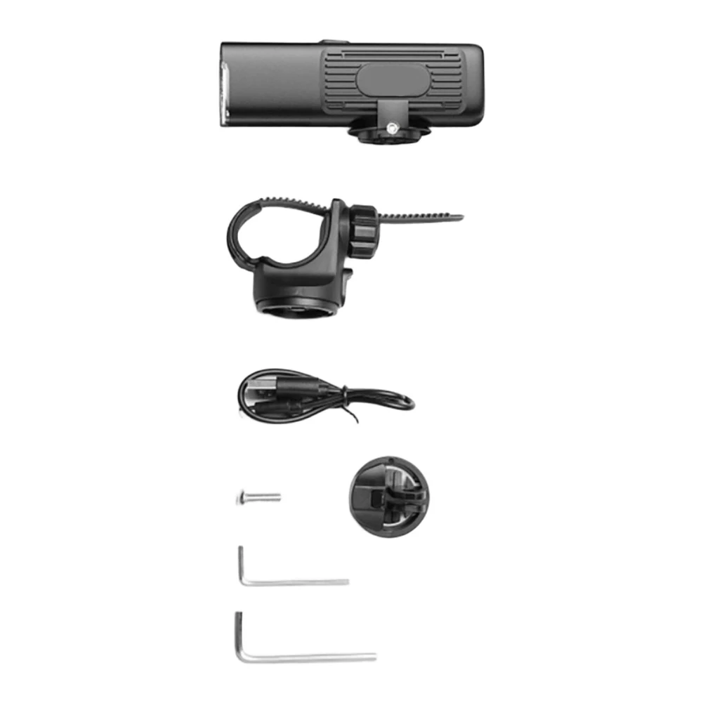 

Перезаряжаемая велосипедная фара с зарядкой типа C, 400, 600, 800 люмен, алюминиевый сплав, IPX6, водонепроницаемый передний фонарь для безопасной езды на велосипеде