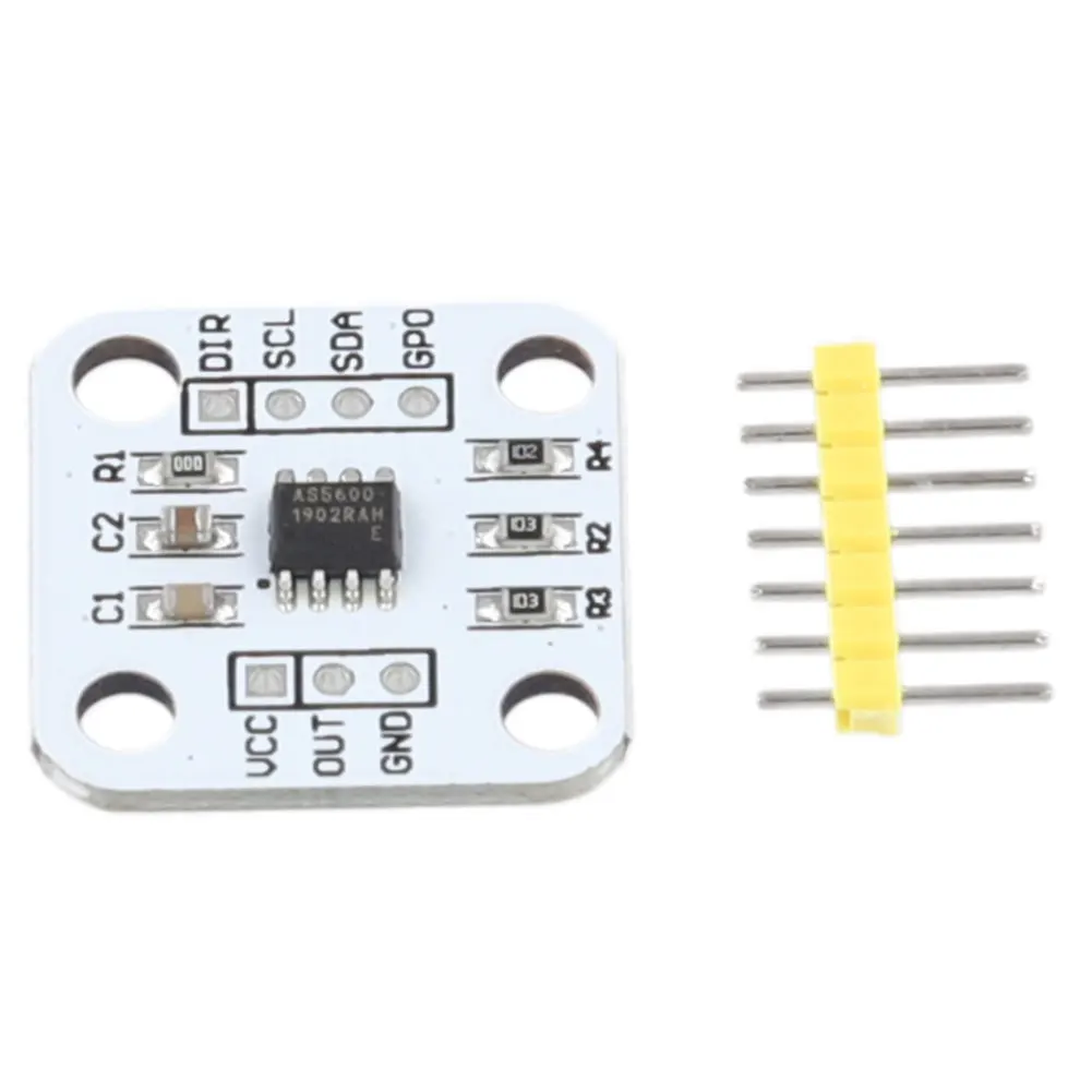 AS5600 Magnetic Induction High Precision Angle Measurement Sensor Module IIC PWM 3.3V AS5600 Magnetic Encoder