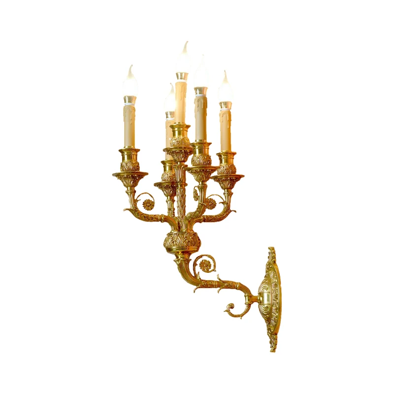 Antique design decoration home decoration, brass scones wall lamp and stand lamp lighting