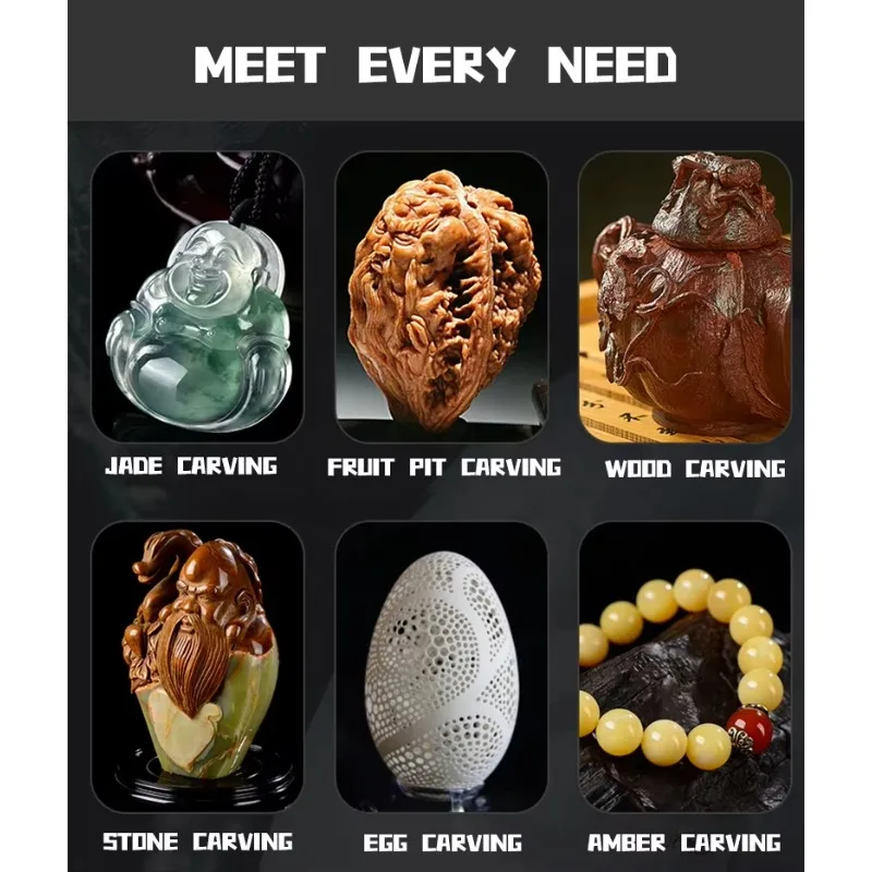 

2028 Rotary Power Tools Handheld Jewelry Stone Polishing Engraving Machine Laboratory Micromotor with 90000RPM Handpiece