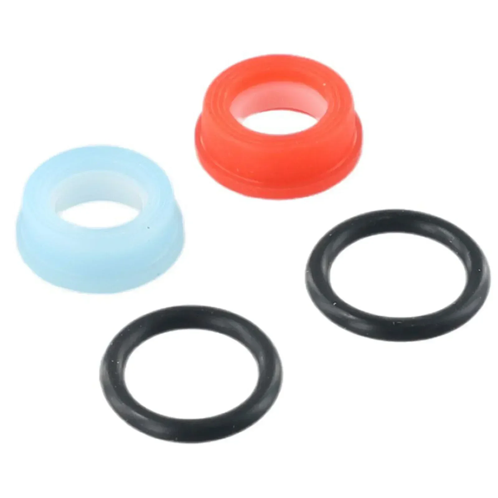 2pcs Ceramic Discs Silicon Washer O Ring Gasket Replacement Parts Use For Tap Bathroom Washing Machine Faucet Mouth Random Color