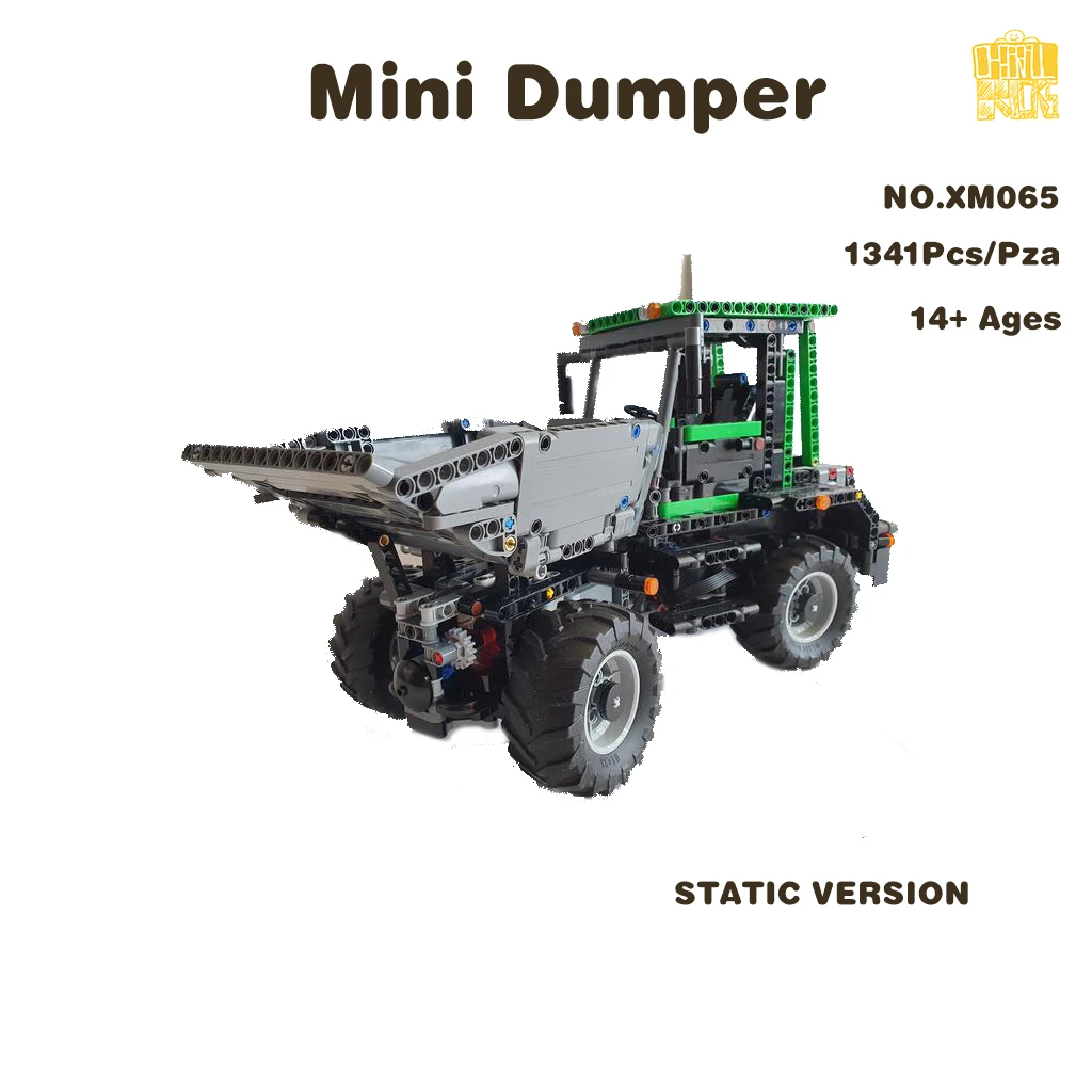 

MOC-XM065 Mini Dumper Model With PDF Drawings Building Blocks Bricks Kids DIY Toys Birthday Christmas Gifts