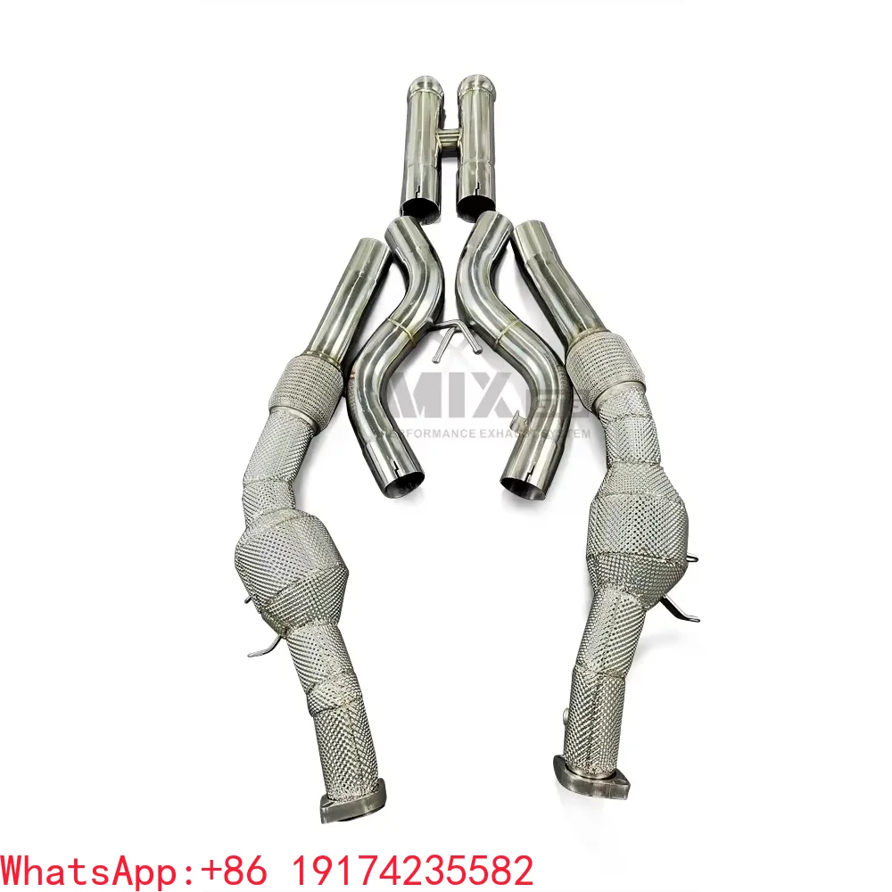 

The Insulated Stainless Steel Exhaust Downspout Is Suitable for the 2019 Mercedes-Benz S63 4.0 Exhaust System Power Upgrade