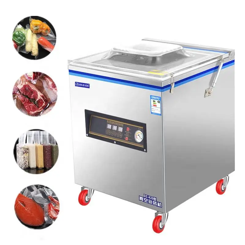 420 Type Vacuum packing machine for dry food grain cereal rice dried bean curd mushroom vacuum sealer machine