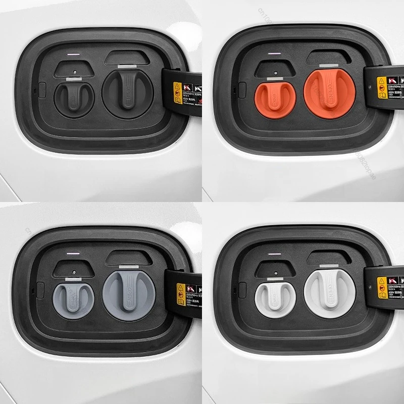 ل Volkswagen VW ID.3 ID.4 ID.4X ID.6 CROZZ منفذ شحن السيارة مقاوم للماء الغطاء الواقي غطاء غبار اكسسوارات السيارات المعدلة #2