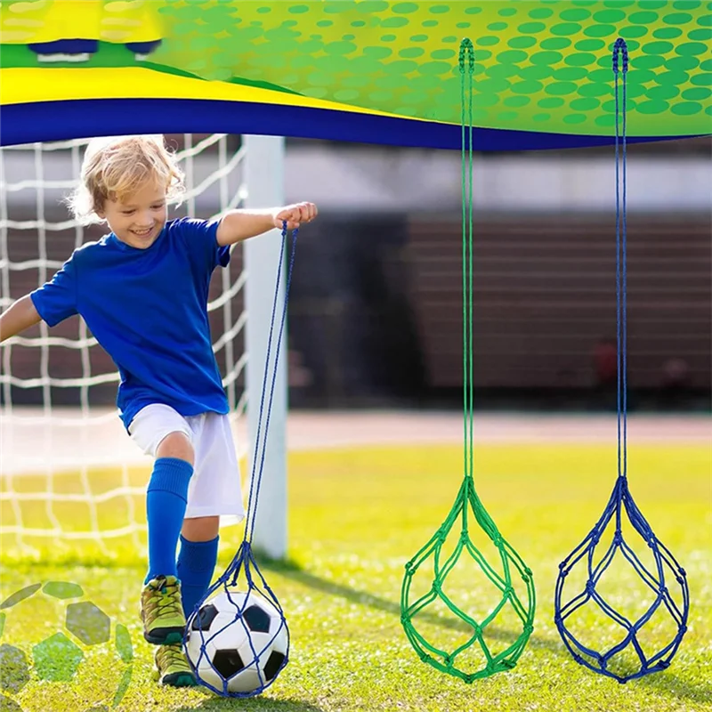 

A09F-Football Ball Net Bag, Bold Encryption + Elastic Rope, Football Training Bag, Portable Ball Bag