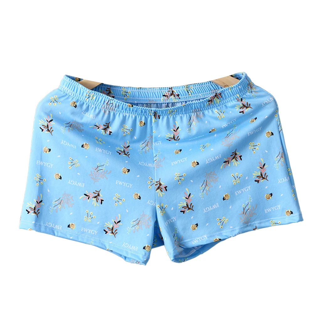 

Sexy Mens Trunks Cartoon Printed Ice Seamless Boxer Briefs Soft Pouch Underwear Breathable Underpants Slips Homme Elastic Shorts