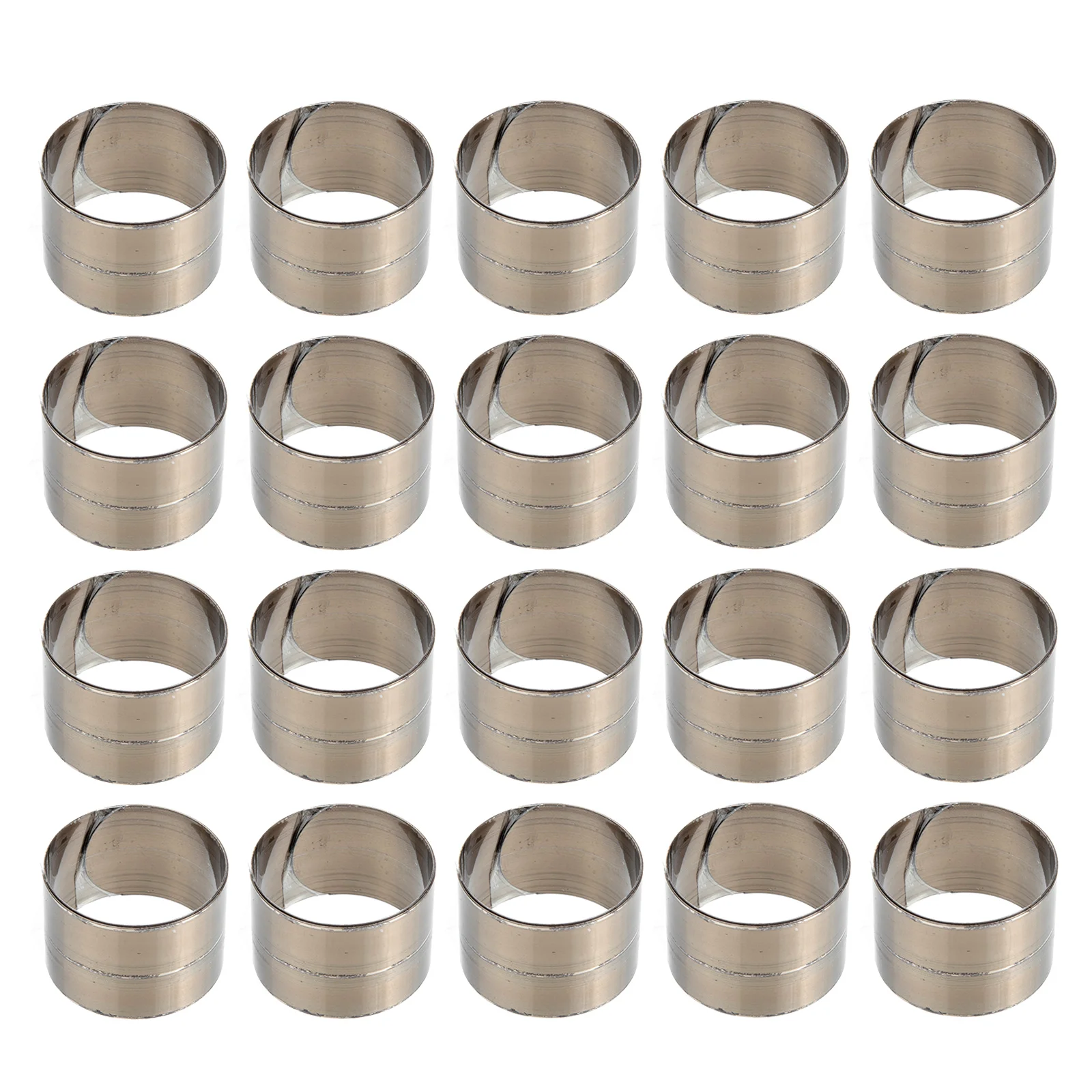 40 Pcs Wristlet Papa Ring Steel Sheet Bands Blank Slap Kids Bracelet Child Wristband