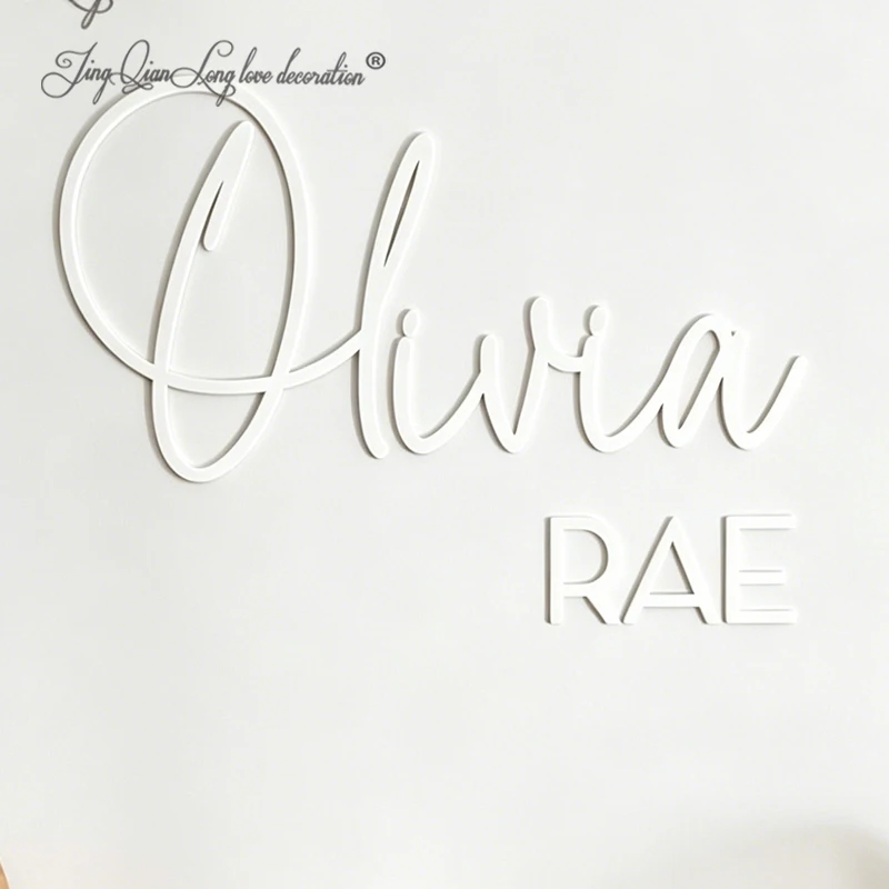 Custom Nursery Wood Name Sign, - Baby Nursery Accent Wall recension och pris