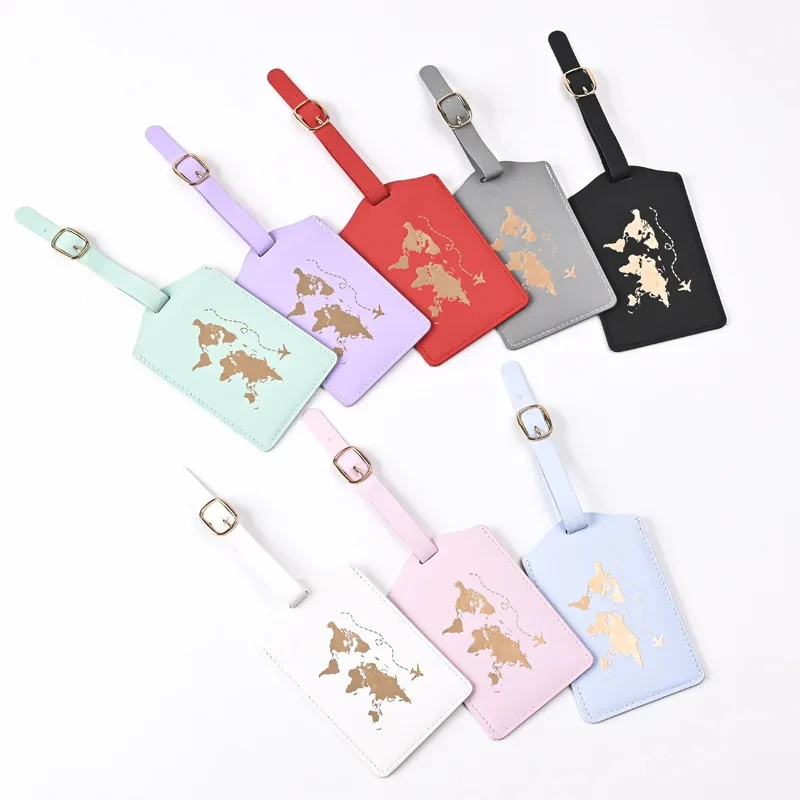 

Бронзовая карта из искусственной кожи с рисунком карты, дорожная бирка для багажа, бирки для посадочного билета, этикетка для чемодана, дорожные бирки, дорожные аксессуары