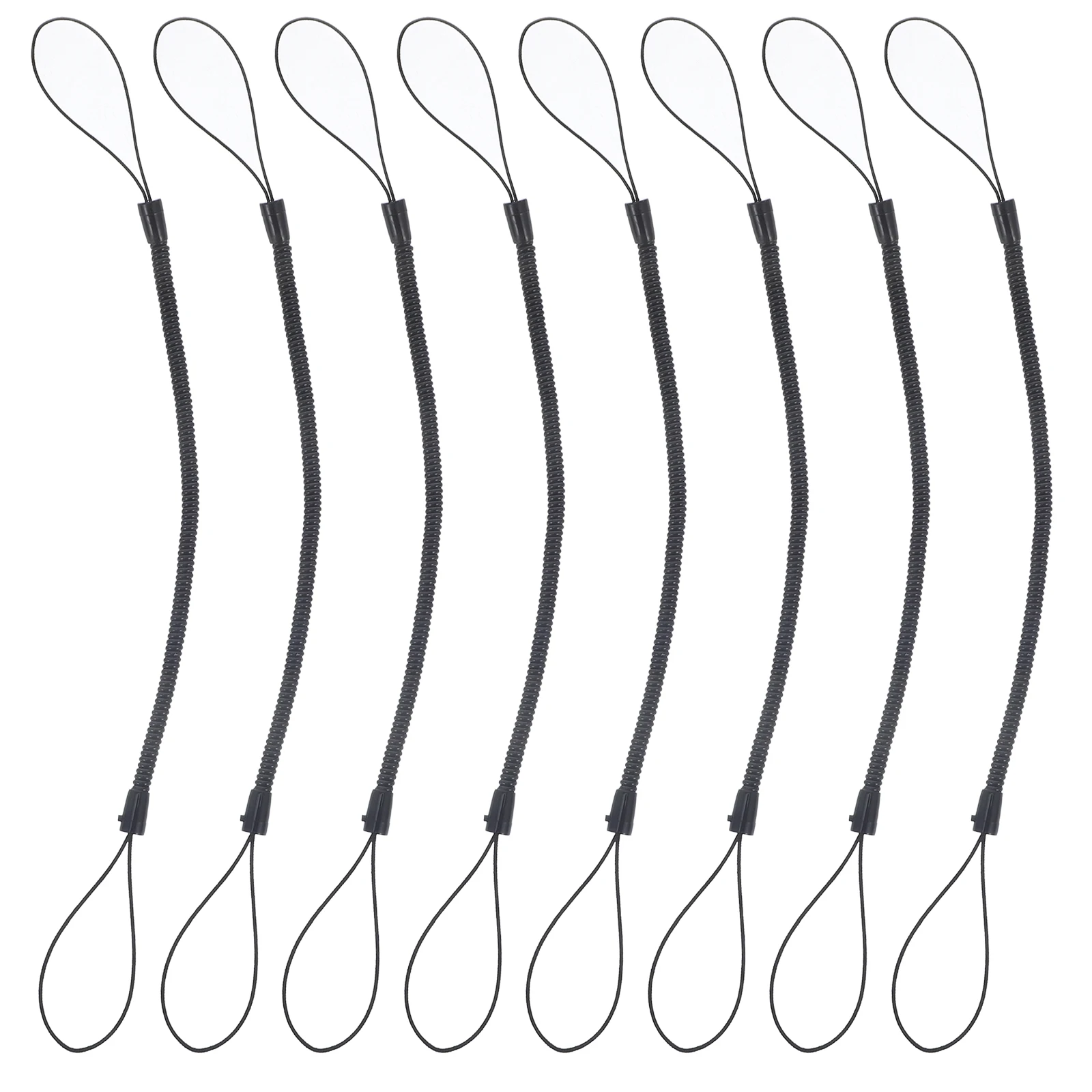 

8 Stylus Lanyards Elastic Spring Anti Lost Rope For Pen Rope Anti Lost Retractable Cord Wrist Strap For Pens Phones