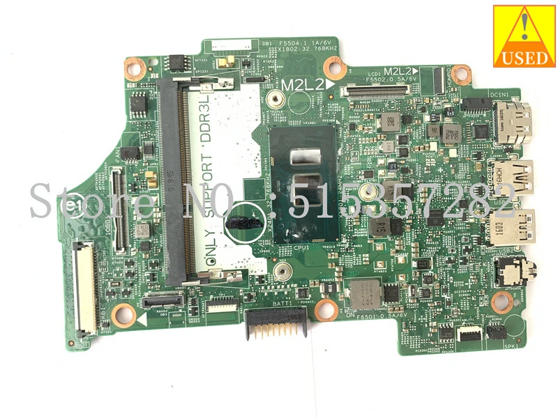 

I5-6200U USED Mainboard 09gh9h CN-09GH9H FOR dell inspiron 13 7349 computador portátil placa-mãe 14275-1 pwb: tffrc rev: a00