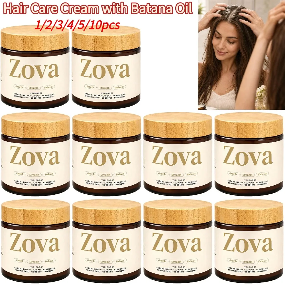 Hair Care Cream with Batana Oil Castor Oil Argan Oil & Rosemary Oil Thicken Strengthen Hair Hair Repair Moisturizing Balm