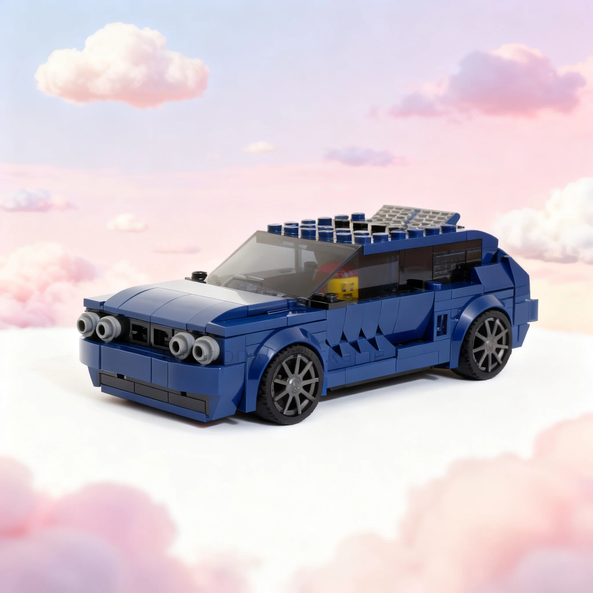 307pcs MOC City Champions Lancia Delta Integrale Model Building Blocks Christmas Gift Toy Architecture Display Education Art DIY