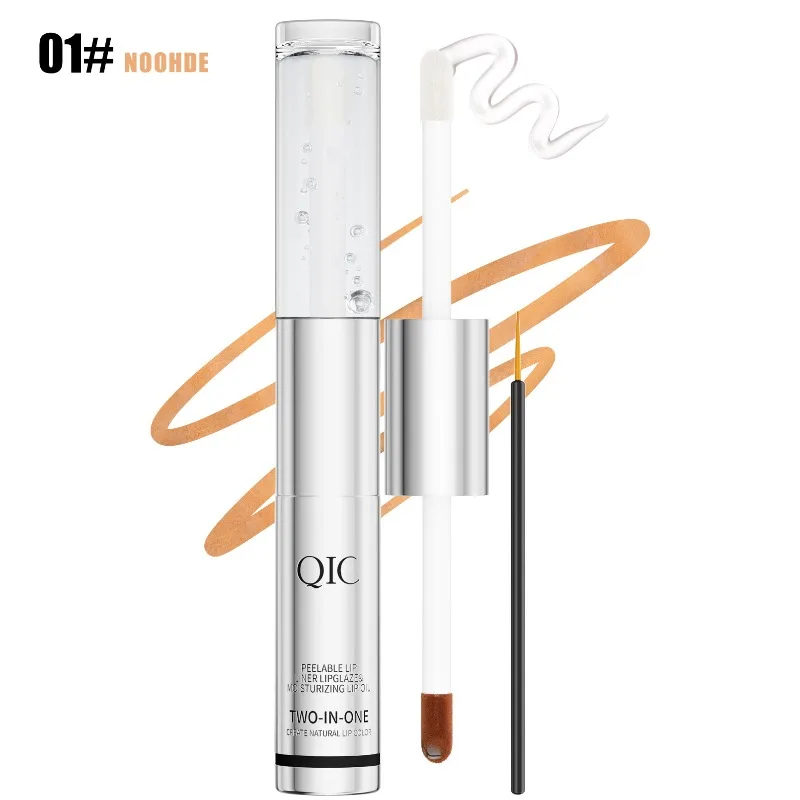 Peel Off Lip Stain 2 w 1 Nawilżający Olejek do Ust Długotrwały, Odporny na Ścieranie i Przelewania, Idealny do Codziennego Makijażu i na Imprezy