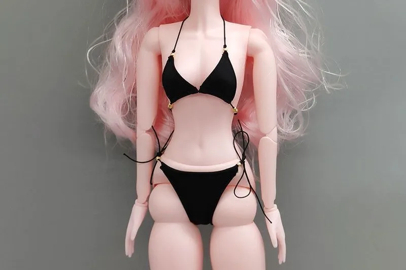 1/3 BJD Black Sexy Lingerie Set, 60cm Doll Clothing Free Shipping