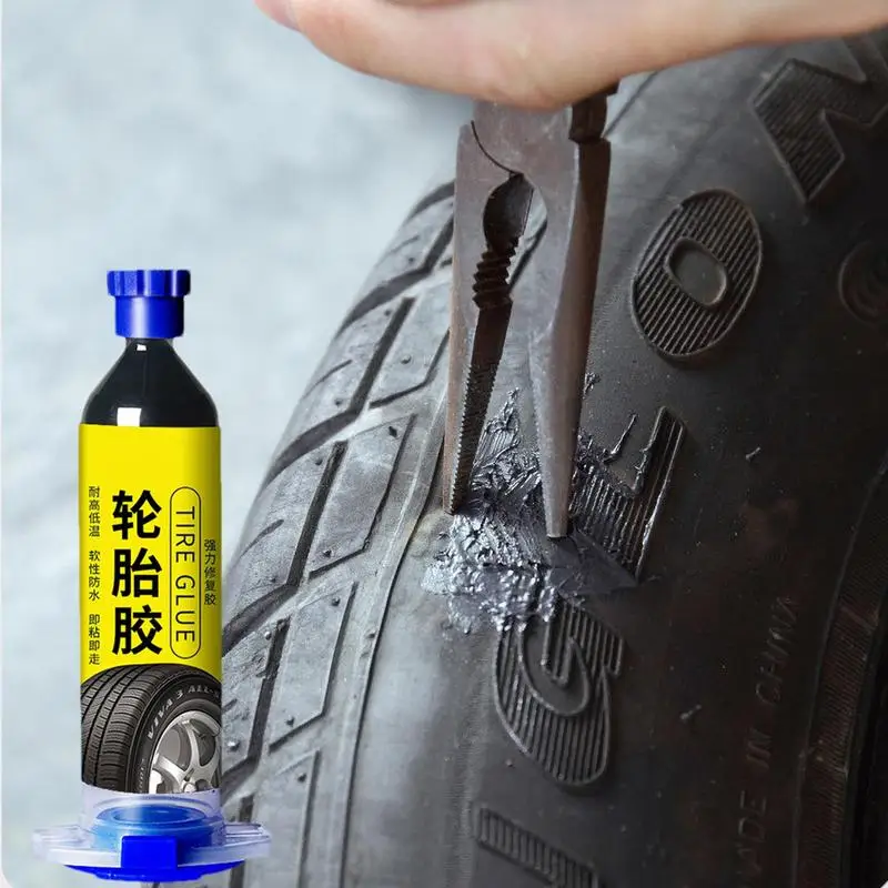 

Tire Puncture Repair Sealant Super Car Rubber Repair Tire Glue 30ml Rubber Strong Adhesive Glue For Sidewall Patch Rubber Tube