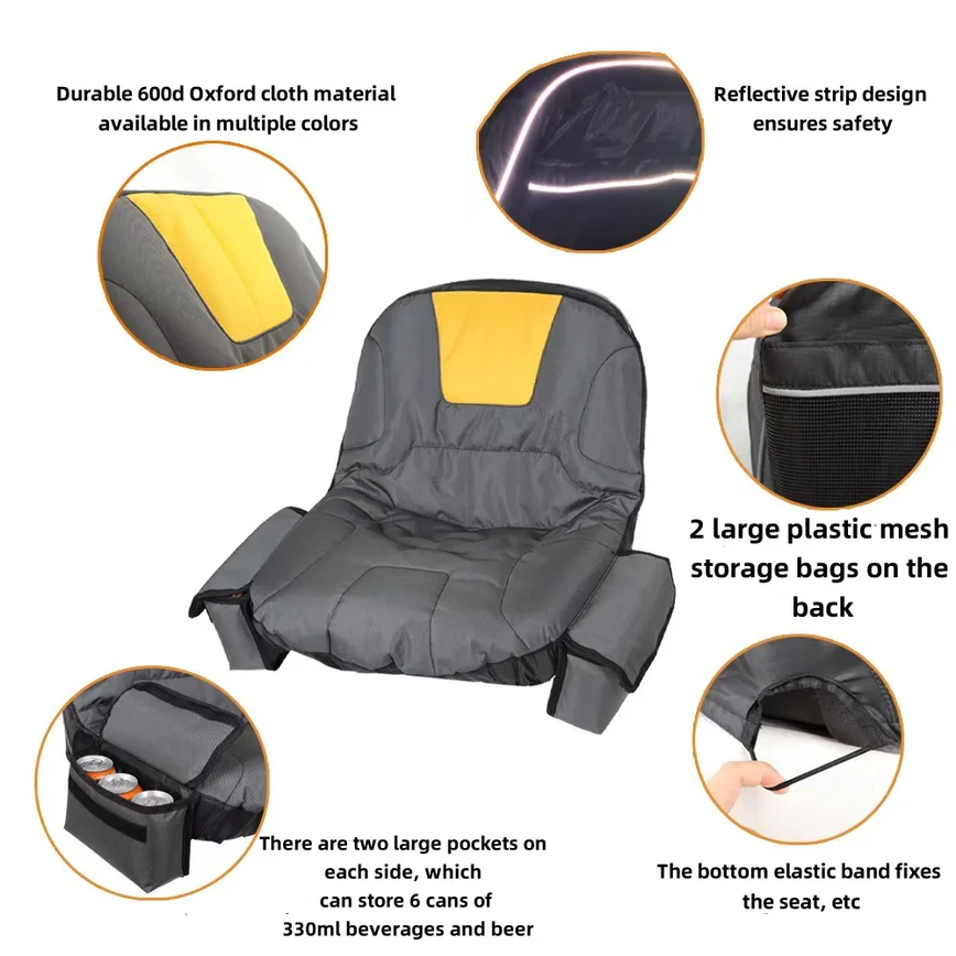 Tractor Lawn Mower Seat Cover Waterproof Dustproof Protective Cushion For Garden Riding Mower Seat Use