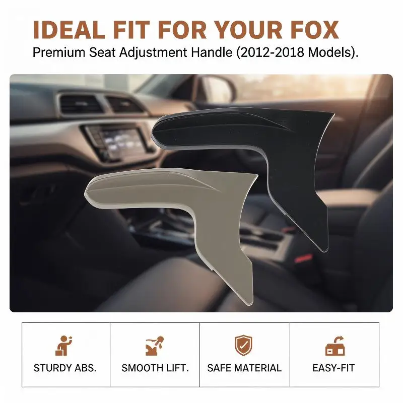 

Focus CMax MK6 Car Control Seat Height Handle Lever Left Right Side Durable Adjustment Replacement For Auto Interior Upgrade