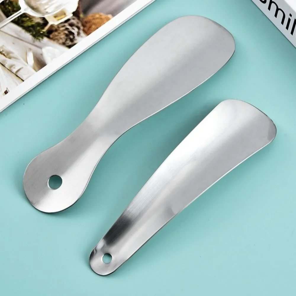 New Extra Long Shoe Horn 30 42 52cm Stainless Steel Shoes Remover Silver Slip Shoe Pull Tool Shoehorn Lifter Aid for Men Women