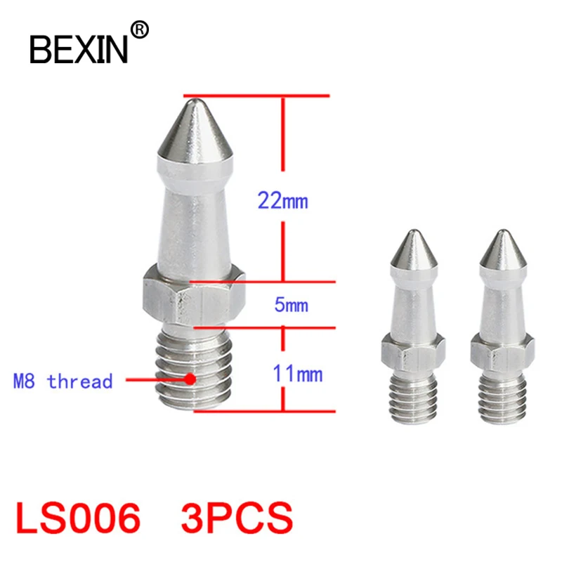 BEXIN ขาตั้งกล้อง Spike เปลี่ยน Monopod เท้าสกรูขาตั้งอุปกรณ์เสริมสำหรับ Bogen Manfrotto Gitzo Benro RRS ขาตั้งกล้อง