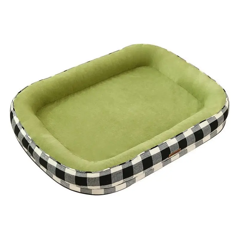 

New Four Seasons Pet Nest with Large Space and High Appearance Cat and Dog Mats for Comfortable Neck Protection Oval Nest