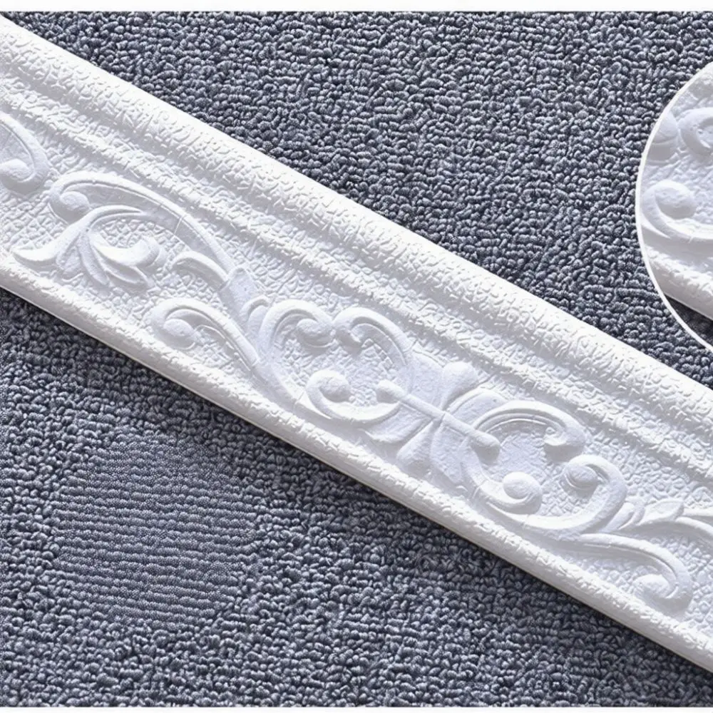 Waterproof Wall Border Sticker Self Adhesive Molding Trim For Home Decor Ceiling Skirting Board Edge Line Protection
