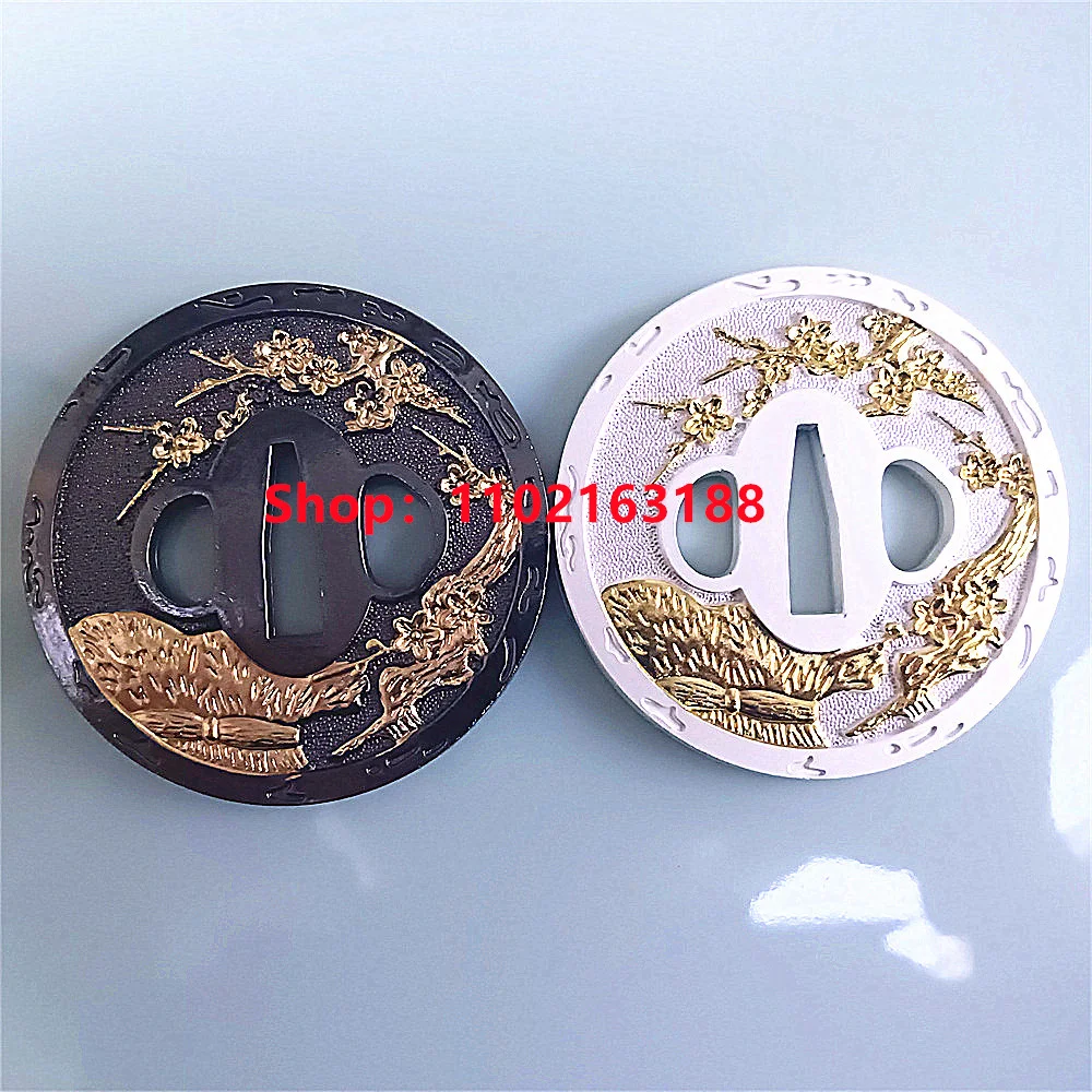 

High Quality Alloy Material Tsuba Handguard Guard For Japanese Real Sword Samurai Katana Fittings New Very Good