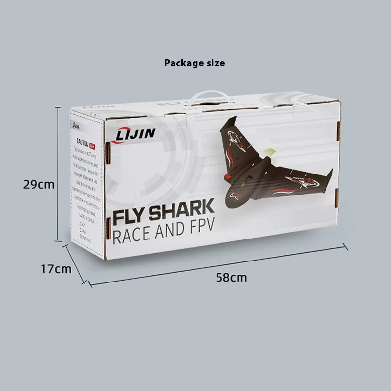 Epp Shark Flying Wing Smontaggio rapido Ala fissa Aliante da corsa Delta Wing resistente agli urti ad alta velocità