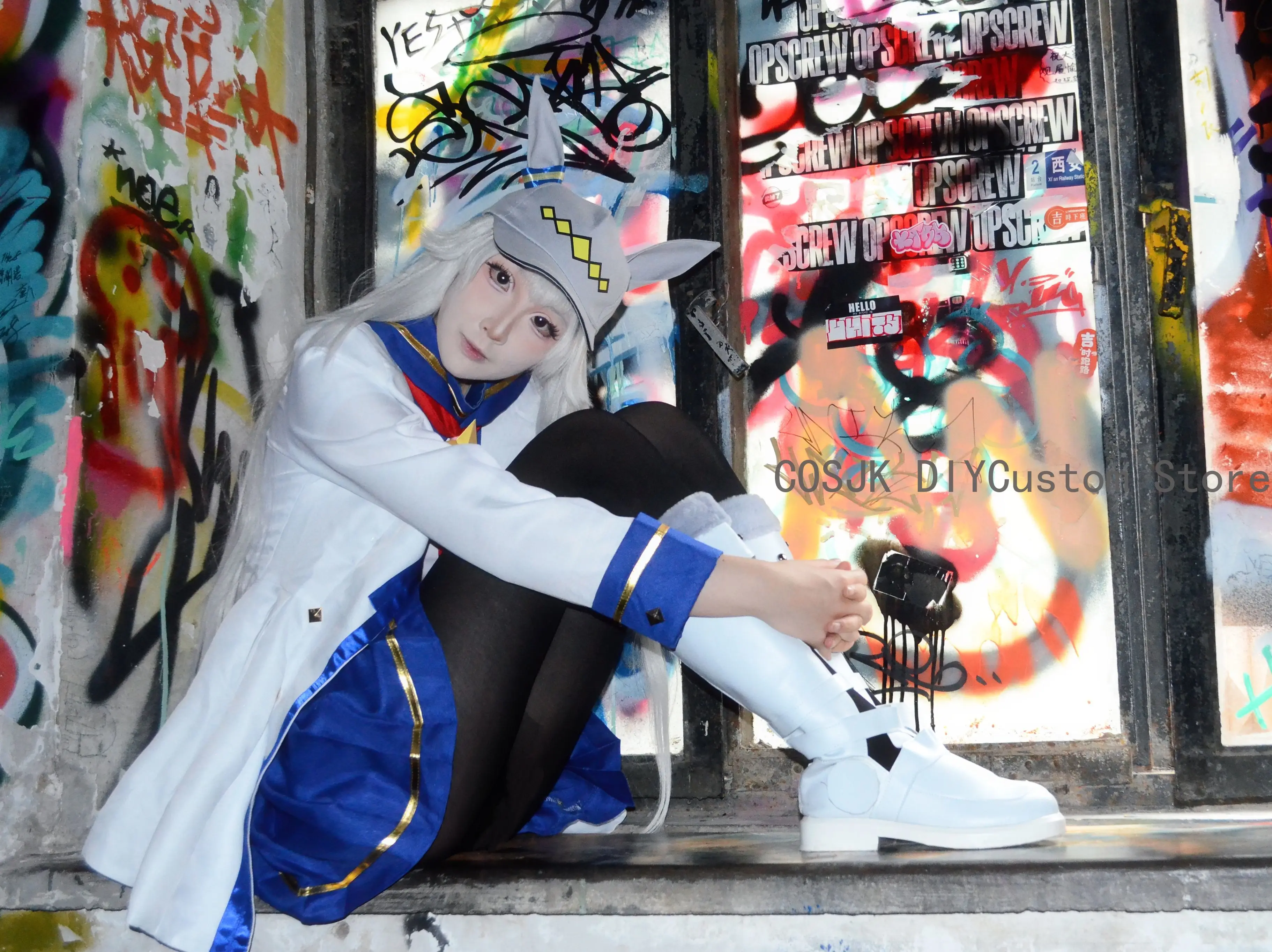 أنيمي Umamusume: جميلة ديربي أوغوري قبعة الأذن بلغت ذروتها قبعة الصيف قبعة الشمس الكرتون قبعة بيسبول الدعائم تأثيري اكسسوارات هالوين #4