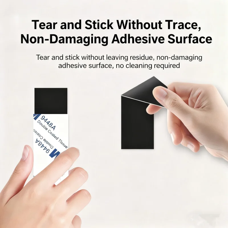 3M 50m 9448A Strong Double Sided Tape Adhesive 5-50mm Width  High Viscosity High-Temperature Resistance for Car Home Black Tape