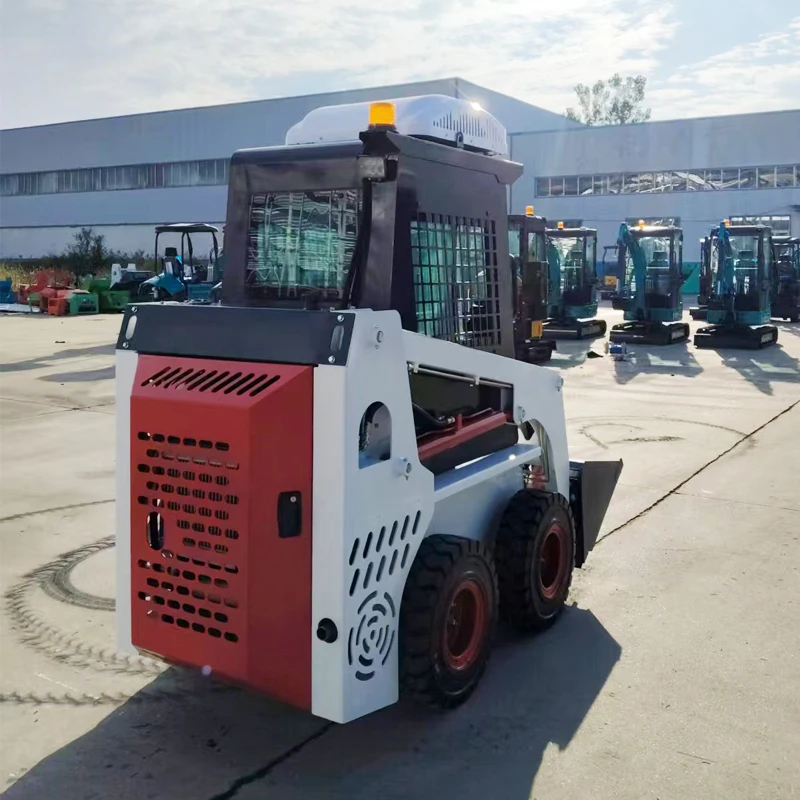 Customized EMC Test Passed, Ride-on Skid Steer Loader, CE Certified, Skid Steer Loader for Orchard Pruning & Material Handling