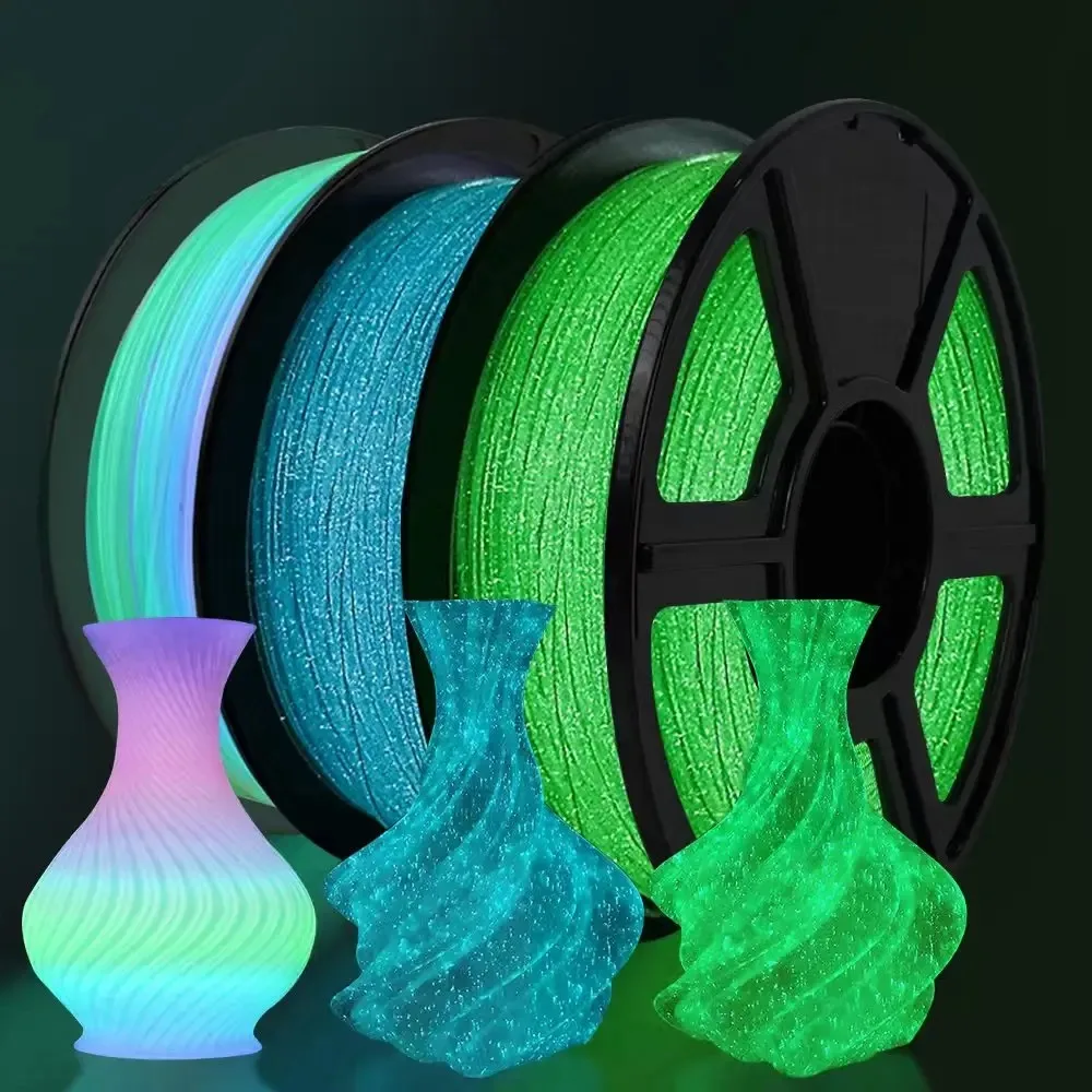 

Luminous Stars PLA 3D Printer Filament 1.75mm Starry Sky Glowing In The Dark Noctilucent DIY filament 3D Printing Fil ﻿1KG