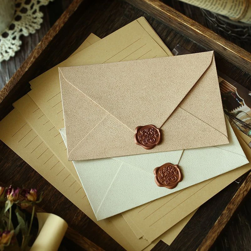 10pcs/lot Texture Envelope High-grade Small Business Supplies 250g Paper Stationery Envelopes for Wedding Invitations Postcards