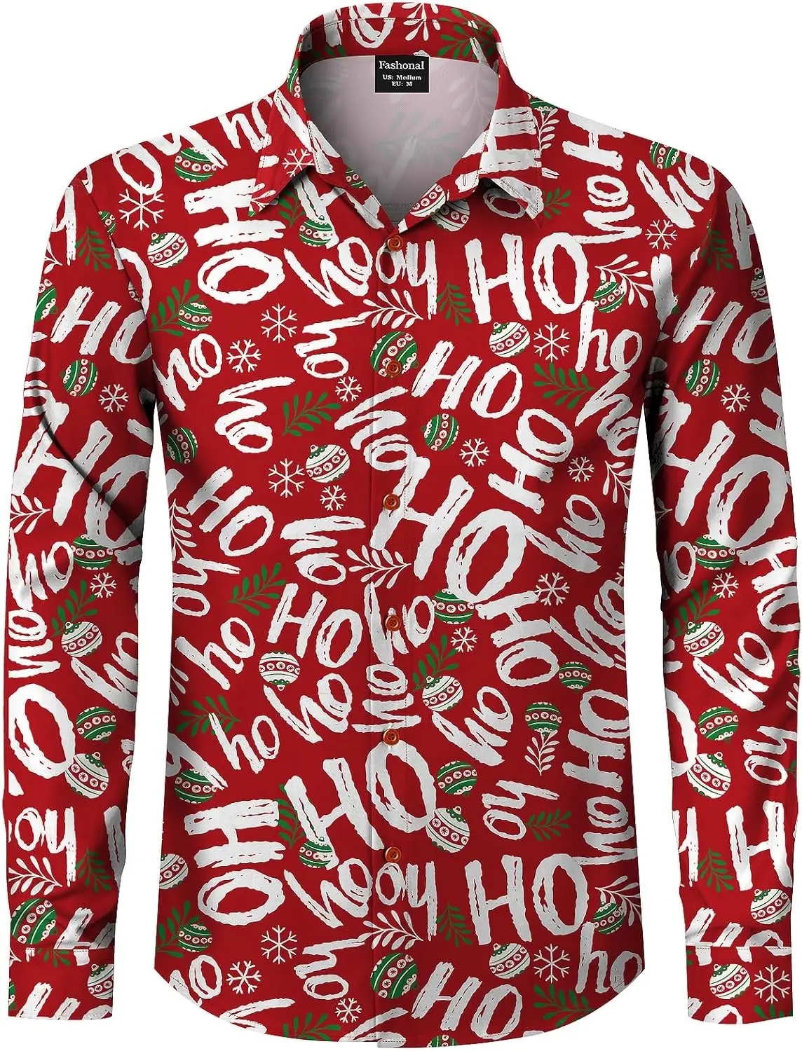 Men's New Christmas Letter Reindeer Printed Shirt New Year's Festive Holiday Red Casual Party Outdoor Top Gift