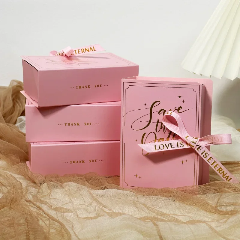 

25pcs New Wedding Box Book Shape Creative Wedding Party Candy Box Christmas Holiday Party Gift Boxes