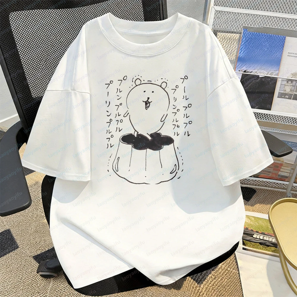 Anime Cosplay Ideas Male - Joke Bear Cotton T-Shirt Pudding-themed Sketch