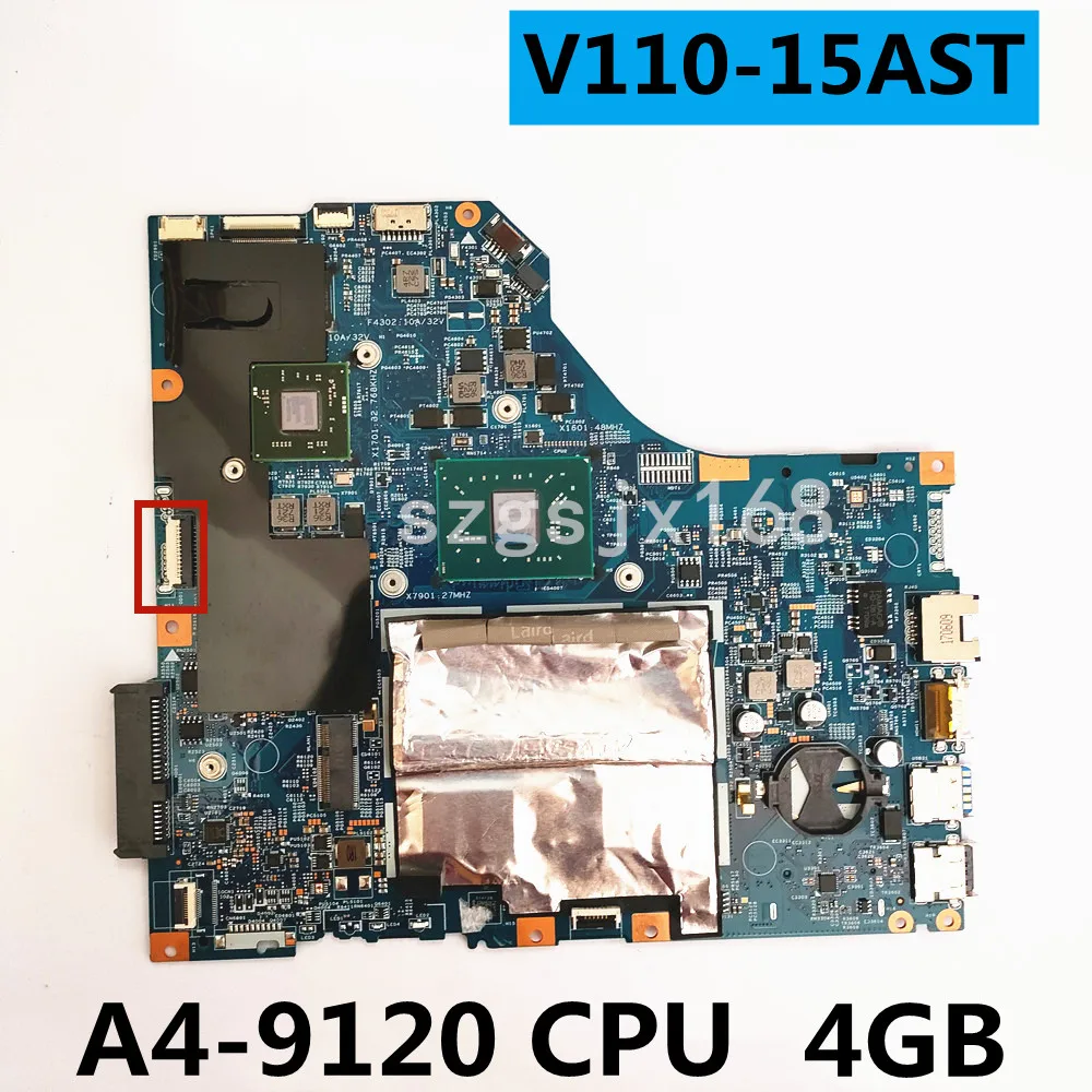 

For Lenovo V110-15AST Notebook Motherboard 15283-3 ,CPU A4-9120 , RAM 4G ,AMD GPU 2G DDR4 100% test