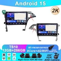 Android 15 Auto Multimedia Player GPS Navigation For Toyota Prius 3 XW30 2009 - 2015 RHD LHD Car No 2din DVD CPU TS10 HDR Screen