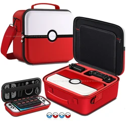 Large Capacity Soft Sponge Lining Carrying Case Shoulder Bag Travel Pouch For Nintendo Switch OLED Console Game Accessories