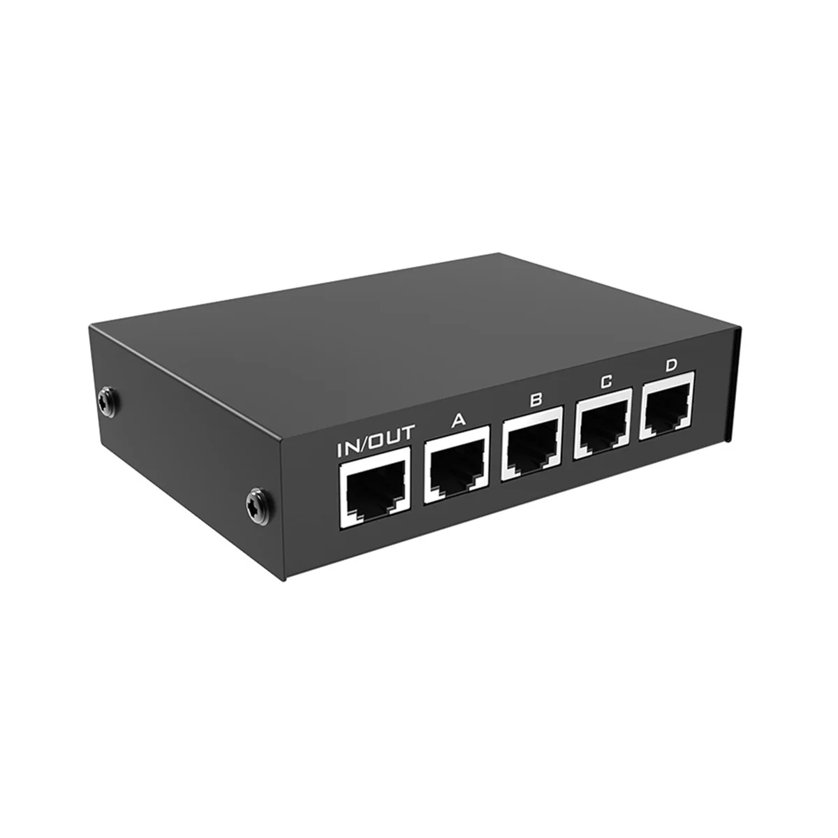 Goditi la vita, vale la pena avere 4 in 1 uscita Mini switch di rete Gigabit da 100/1000 Mbps Switch Ethernet a 5 porte Splitter Internet
