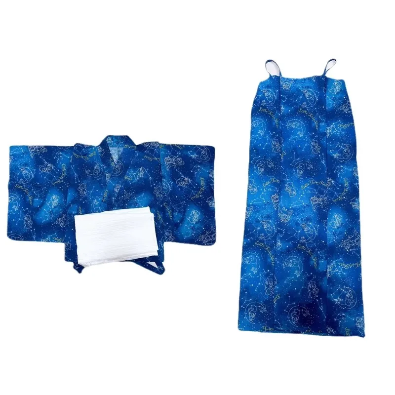 

Japanese kimono yukata women's two-part split yukata polyester fabric traditional style New model