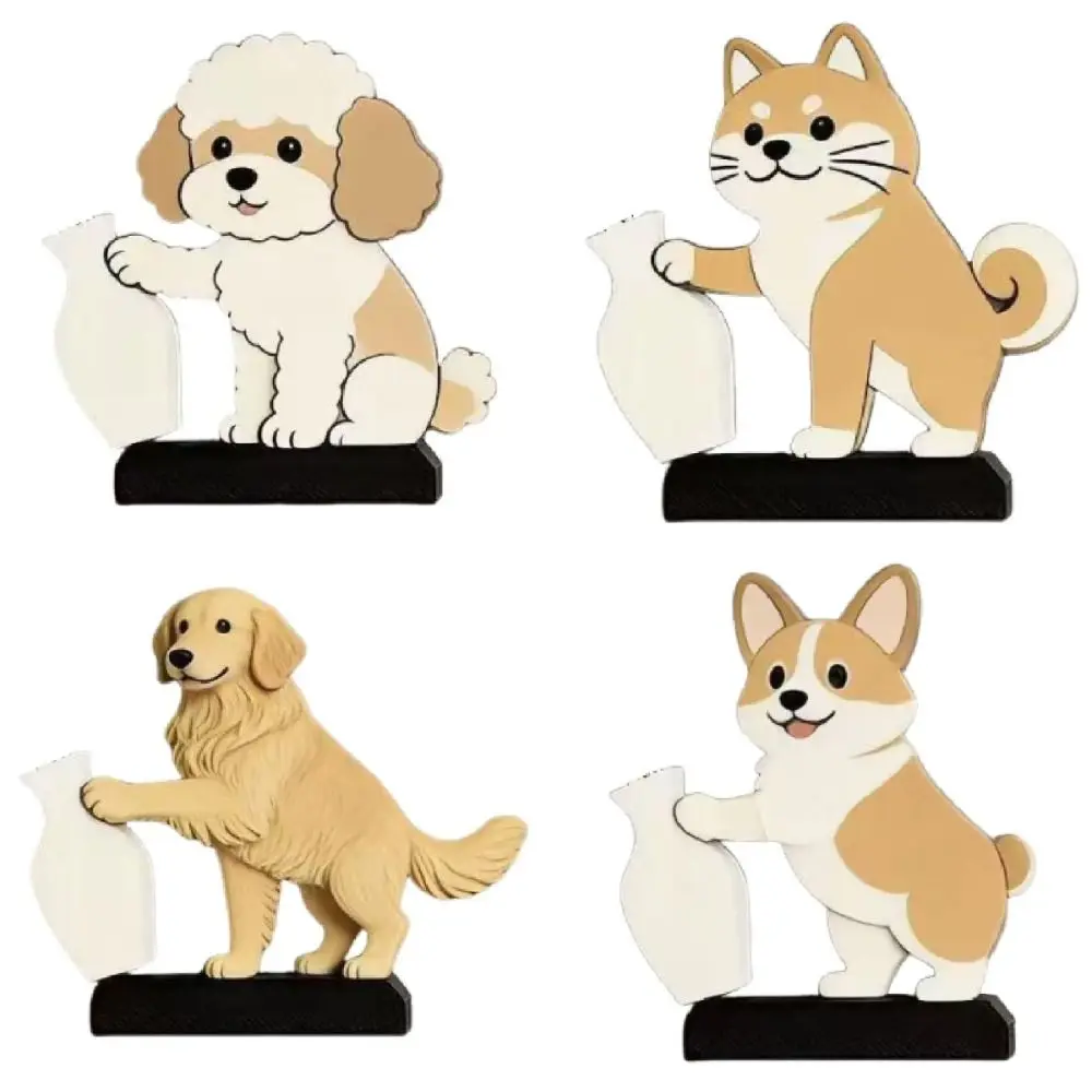 Creative Cat Refrigerator Magnet Cute Acrylic Pet Hair Collector Magnetic Base Funny Fridge Magnet Vase Decor Fur Collector