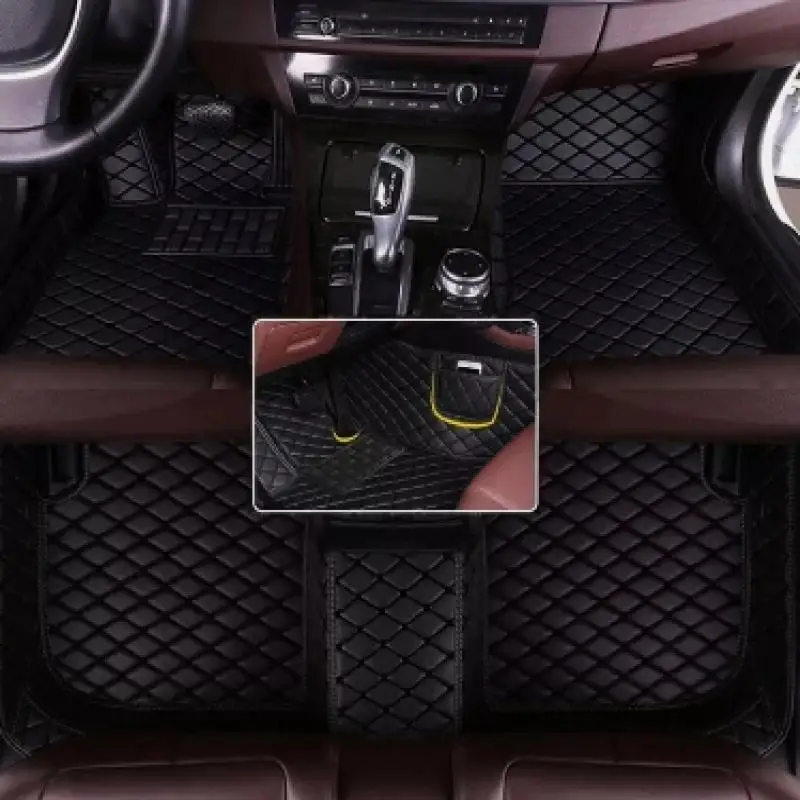 Customized For Honda ZR-V 2022 2023 2024 personalized luxury leather all-weather waterproof anti slip car floor mats