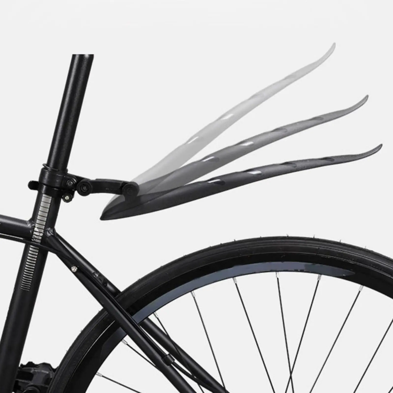 28-Inch Equivalent Bike Fenders Lightweight Fast-Release Cycle Mudguards Fast-Release Cycle Mudguard Streamlined Design Asphalt